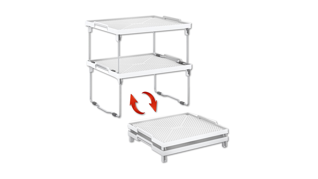 Plastic Kitchen Cabinet Shelf organizer