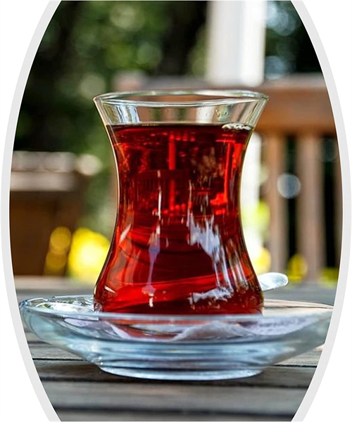 UMS Turkish Tea Glass Set (Set of 12)